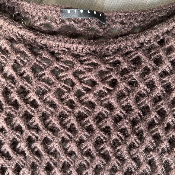 Sisley Brown Knit Sweater. Size 6 - Picture 5 of 5
